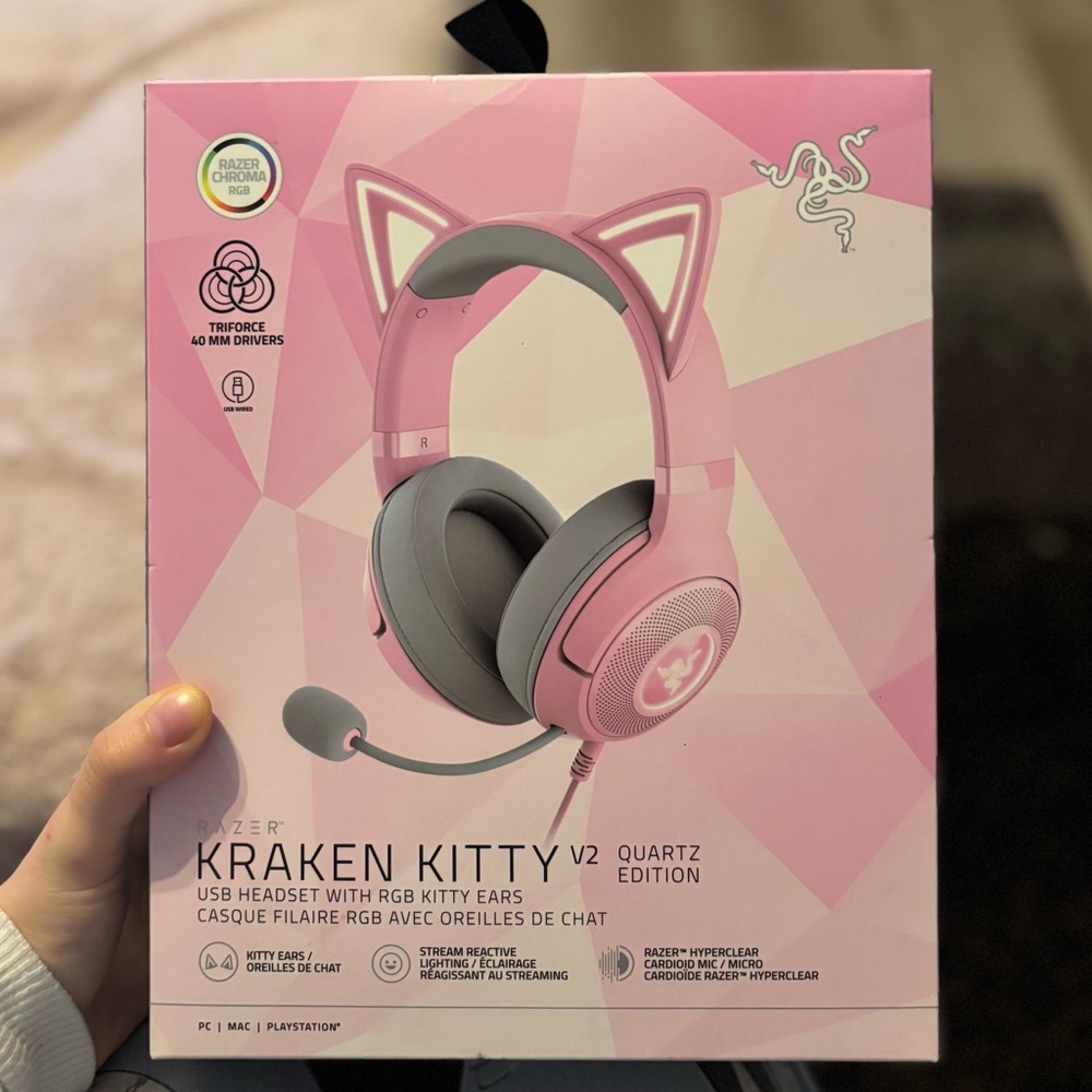 Razer Kraken Kitty V2 Quartz Gaming Headset